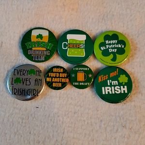 St. Patrick's Day lot of 7 pins